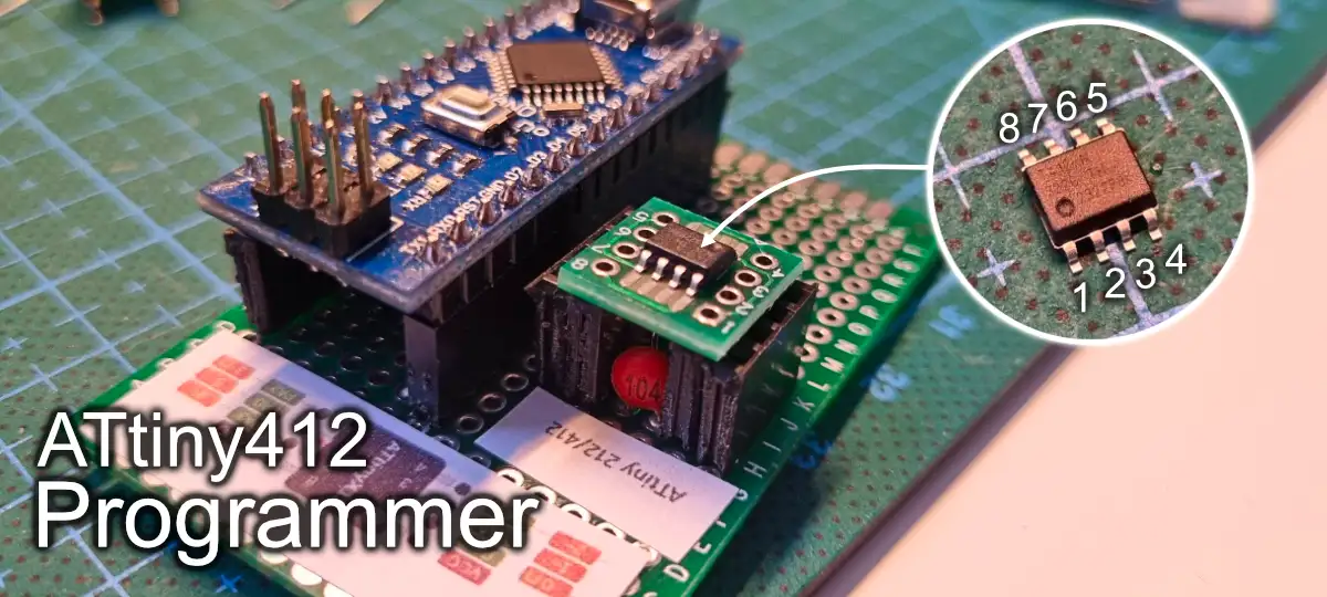 ATTiny412 UPDI Programmer
